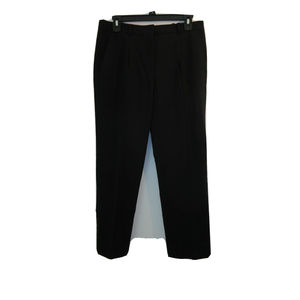 Theory Black Woman's Dress Pants Size 4 Wool Elastane Straight Legs